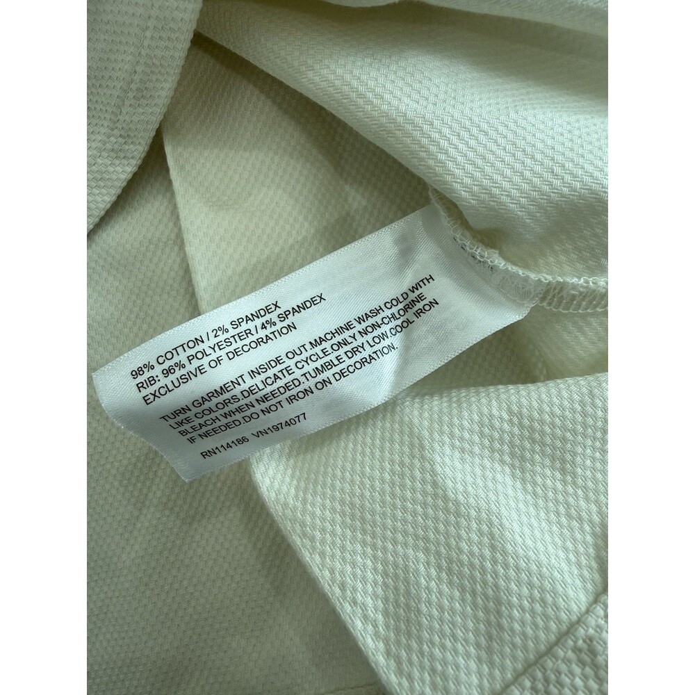 Prince Pickleball Women's Collared Pleated Dress White Green Size L - Picture 6 of 10